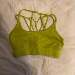 Fabletics Sports Bra | Lime Green | sz S